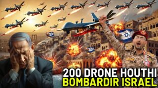 NETANYAHU MENJERIT NGERI! 200 Drone H0UTH1 Sikat Habis Fasilitas Vital Israel!