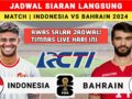 Jadwal Siaran Langsung Indonesia vs Bahrain 2024 – Jadwal Timnas Indonesia Live RCTI